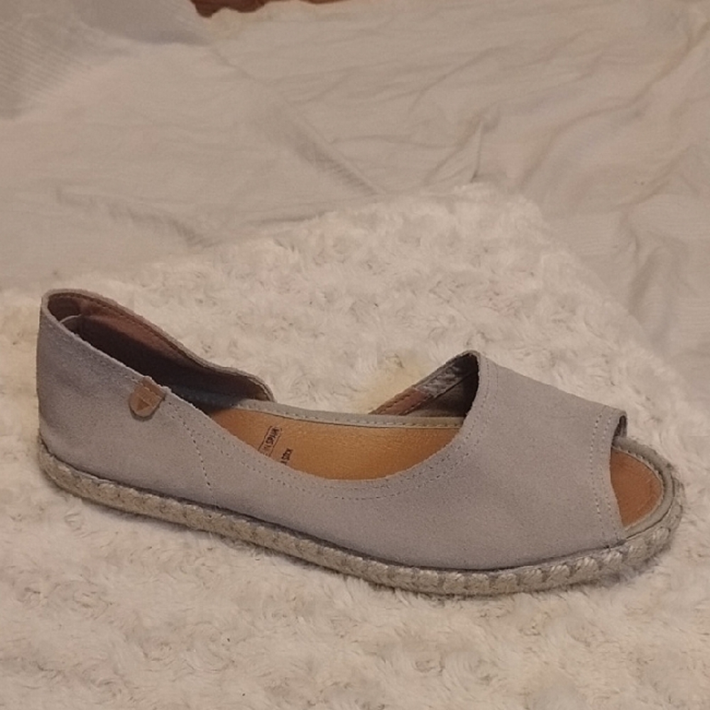 verbenas espadrilles shoes eu 39 us womens 8.5 slip-on shoes flats loafers suede